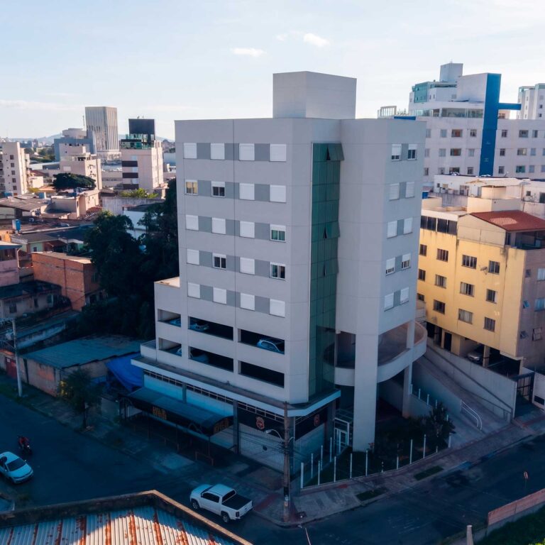 Detalhe arquitetônico do Sinhá Maria empreendimento residencial da CRIAR no bairro União